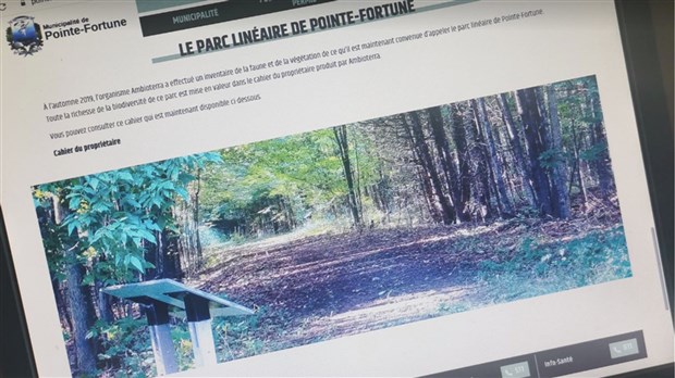 Pointe-Fortune sonde ses citoyens pour nommer son parc linéaire 