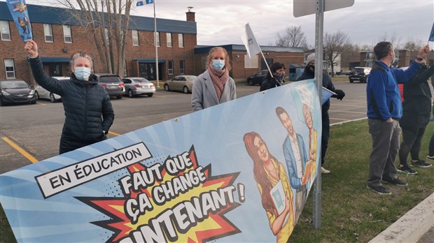 Matin de grève pour les quelque 1200 enseignants du primaire