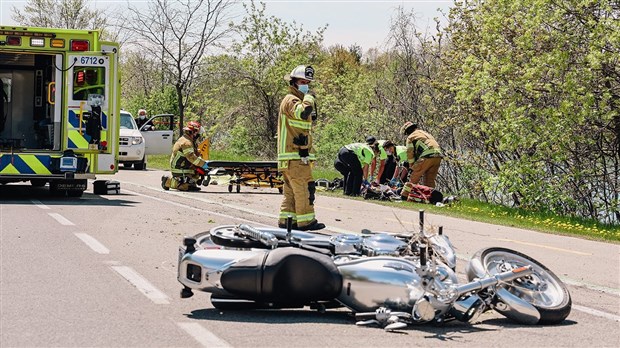 Une promenade en moto tourne au cauchemar à Coteau-du-Lac 
