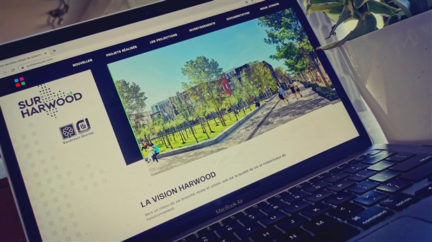 Microsite et infolettre pour le projet de revitalisation du secteur Harwood - De Lotbinière