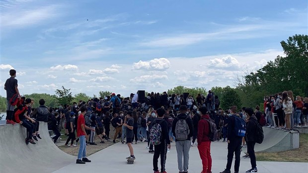 Rassemblement illégal au Skatepark de Vaudreuil-Dorion