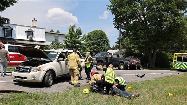 Un accident fait deux blessés à Saint-Lazare
