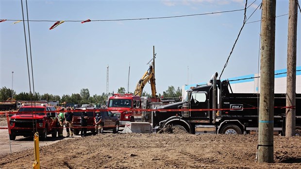 Un camionneur reste coincé dans sa cabine pendant plus de deux heures