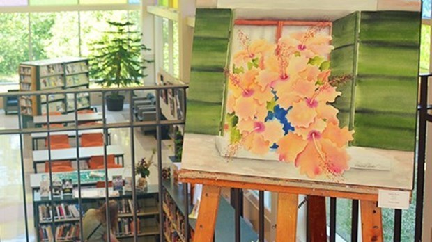 Découvrir quatre artistes locaux à la bibliothèque Marie-Uguay