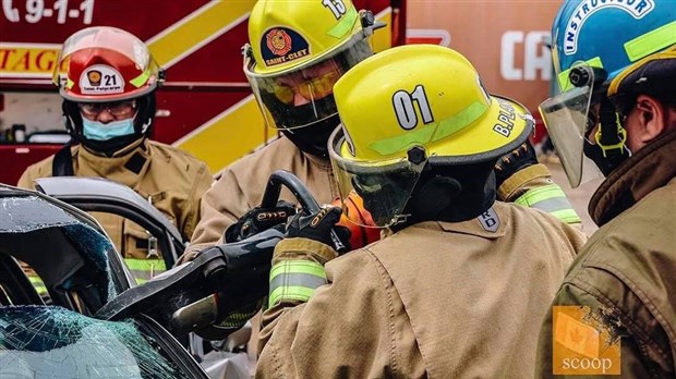 Accident de travail dans une sablière de Saint-Polycarpe
