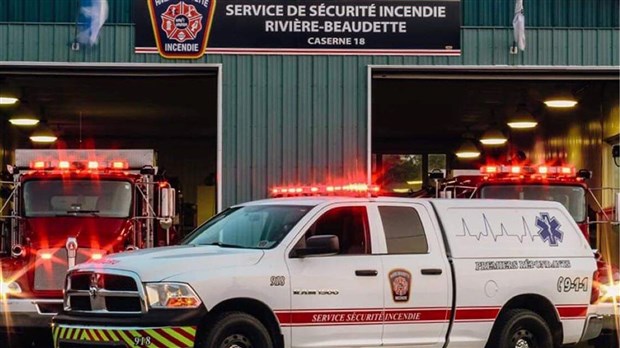 Les pompiers de Rivière-Beaudette en renfort en Ontario 