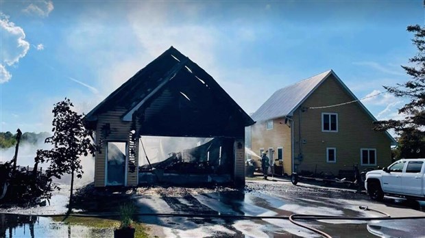 Les pompiers de Rivière-Beaudette dépêchés à South Glengarry 
