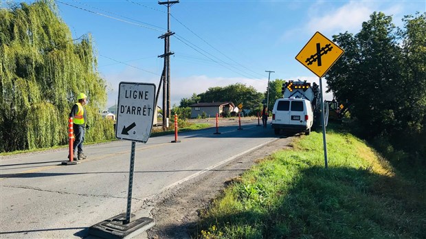Entrave à la circulation sur la route 340 à Saint-Clet