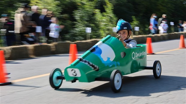 Plaisir et sourires en quantité à la Course de boîtes à savon de Vaudreuil-Dorion 