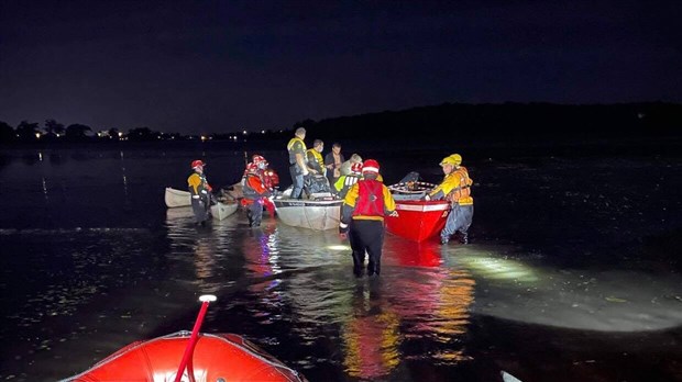 Sauvetage nautique samedi soir à Terrasse-Vaudreuil