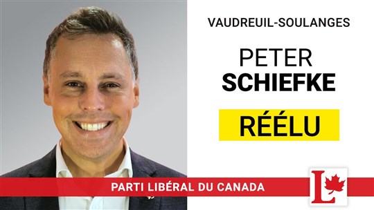 Peter Schiefke est réélu dans Vaudreuil-Soulanges pour un troisième mandat 