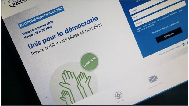 Un webinaire pour mieux outiller les futurs élus municipaux 