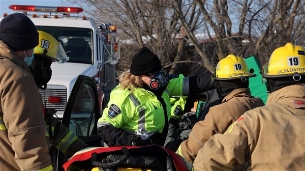 Une automobiliste est blessée dans une collision à Saint-Clet