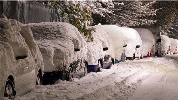 Stationnement hivernal nocturne interdit à Vaudreuil-Dorion jusqu'au 20 janvier 