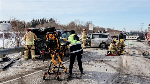 Accident mortel à Les Cèdres cet avant-midi 