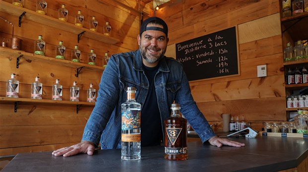 Une prévente de deux nouveaux produits à la Distillerie 3 Lacs 