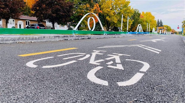 Un nouveau type de piste cyclable à Pincourt