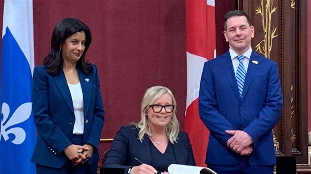 Marie-Claude Nichols est assermentée à l'Assemblée nationale