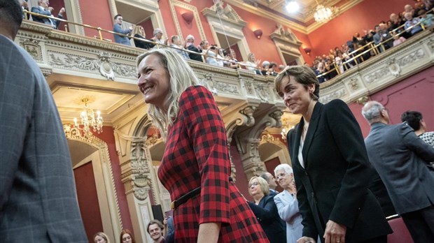 Marilyne Picard est assermentée pour un second mandat