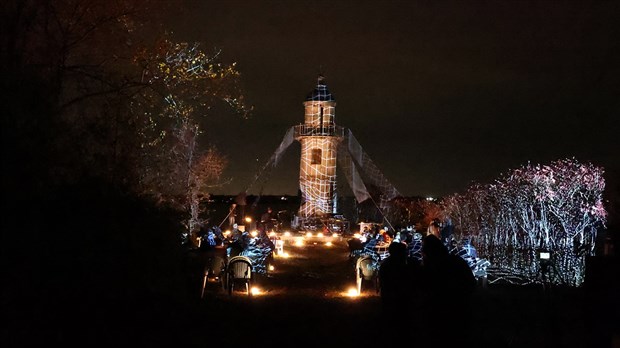 Une immersion toute en musique et en lumière à Pointe-des-Cascades