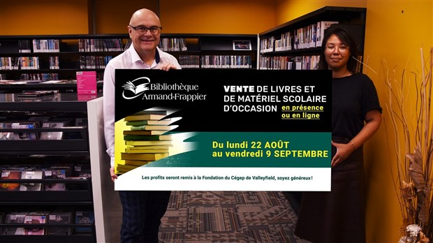 Un don de 400$ pour la Fondation du Cégep de Valleyfield