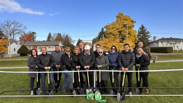 Deux terrains de pickleball sont en construction à Pincourt