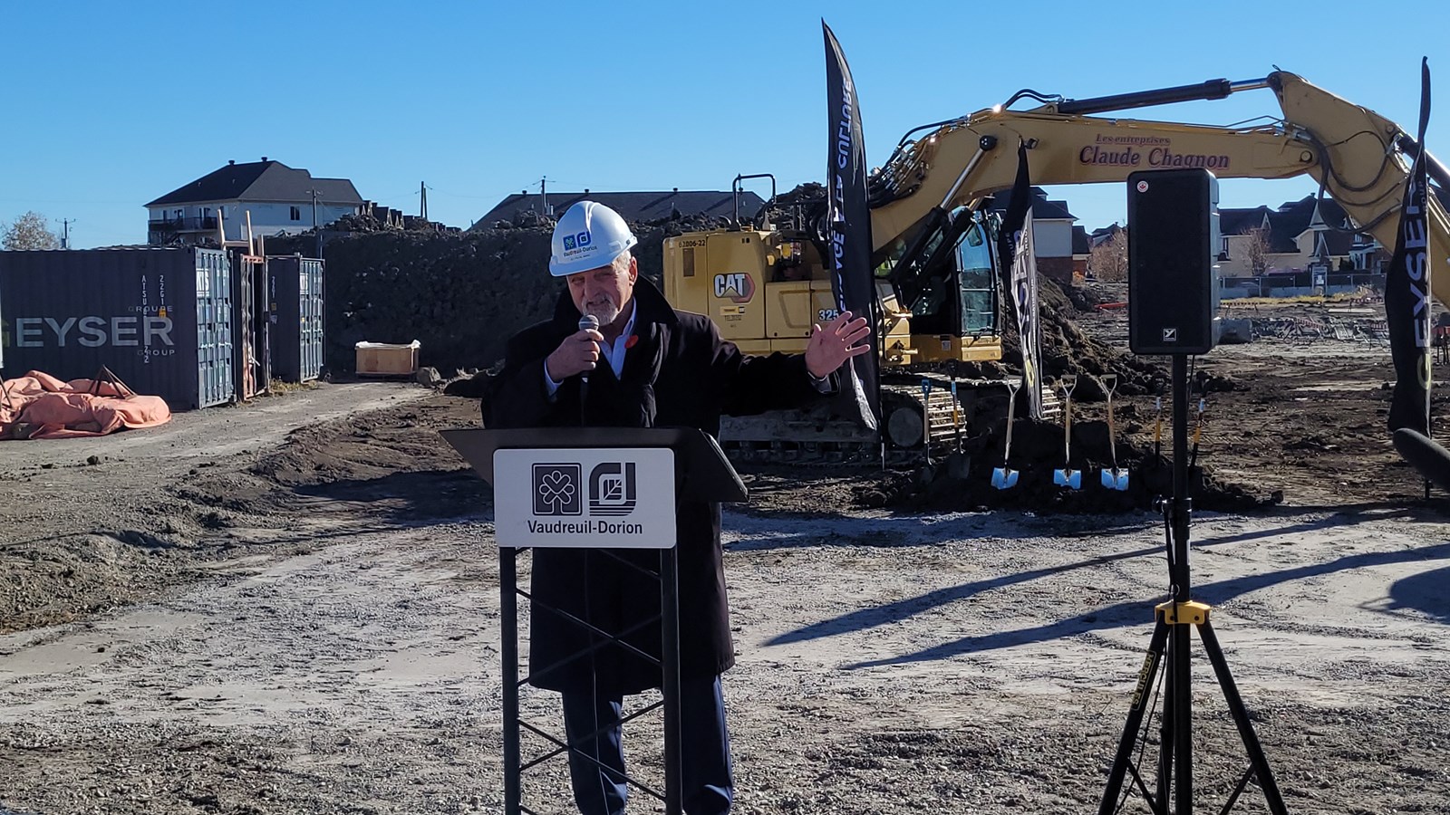 The City of VaudreuilDorion officially breaks ground for Phase 1 of