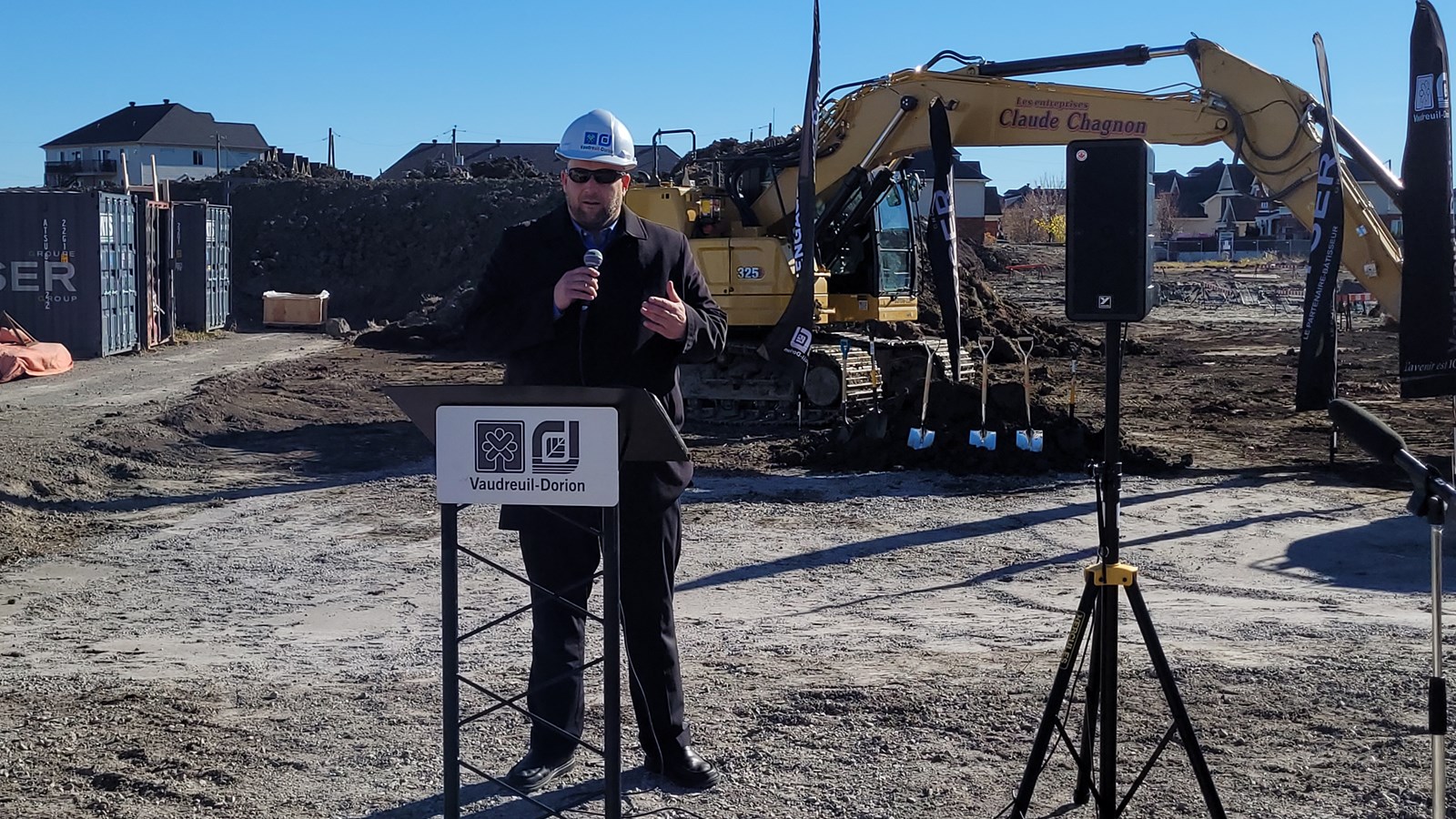 The City of VaudreuilDorion officially breaks ground for Phase 1 of