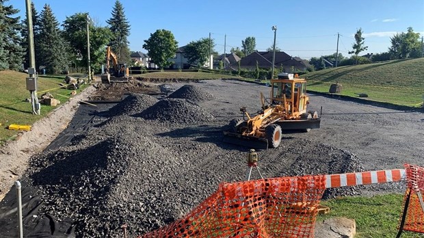 NDIP: Les travaux d'aménagement de la patinoire réfrigérée ont débuté