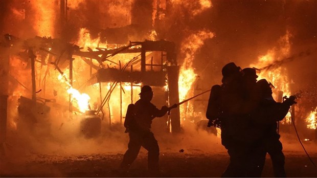 Rivière-Beaudette: des cendres en cause dans l'incendie de ce matin 