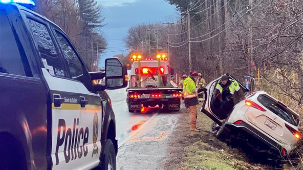 Poursuite policière et arrestation dans Vaudreuil-Soulanges