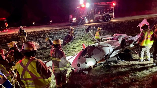 Écrasement d'un aéronef: l'appareil partait de Salaberry-de-Valleyfield