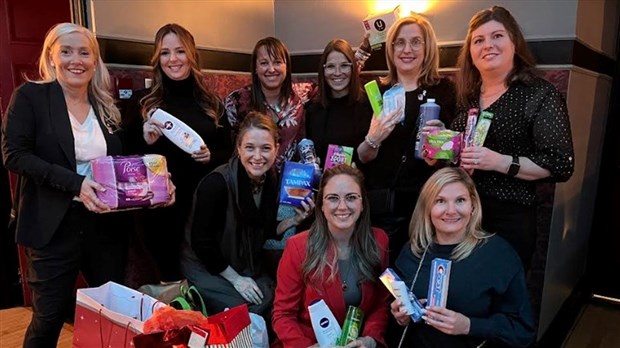 Le CRAFS amasse des produits d'hygiène et de soins corporels féminins 