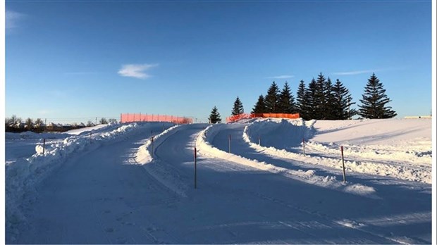 Travaux d’aménagement d’une aire de glisse en cours à Vaudreuil-Dorion 