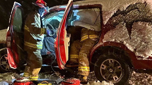 Les conditions routières causent des sorties de route 