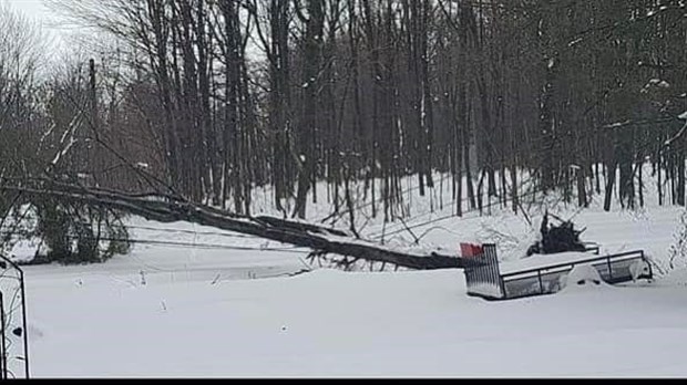 Entrave en cours sur le chemin Saint-Henri à Sainte-Marthe