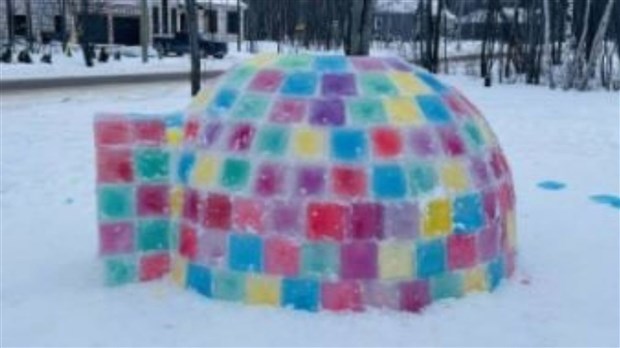 Dévoilement des gagnants du concours de sculptures sur neige