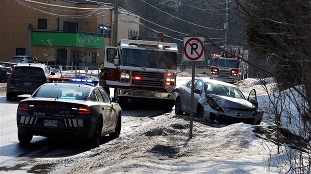 Une collision entre deux véhicules