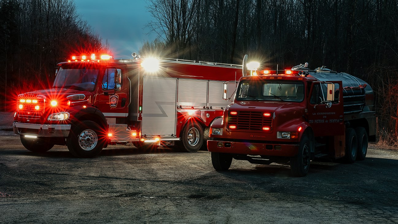 Un nouveau camion de pompier, plus gros, plus efficace, plus autonome