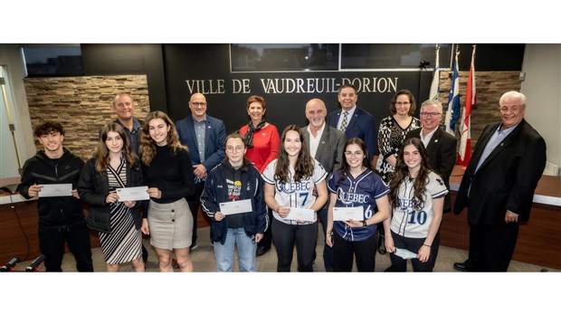 Vaudreuil-Dorion récompense des jeunes athlètes