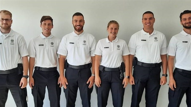 Six cadets de la Sûreté du Québec en renfort cet été