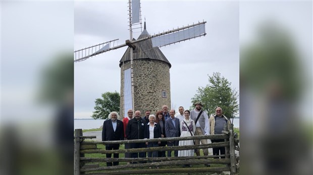 Le moulin de la Pointe-du-Moulin retrouve ses ailes