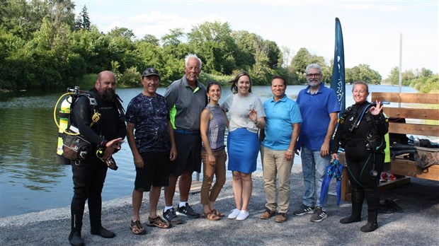 Réouverture des accès à la plongée sous-marine à Pointe-des-Cascades