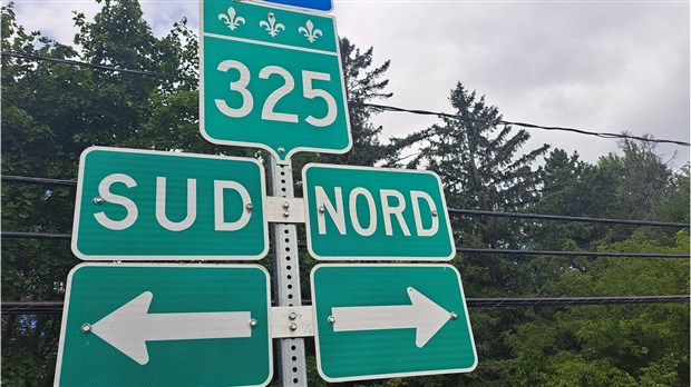 Entraves d'une voie à prévoir sur la route 325 