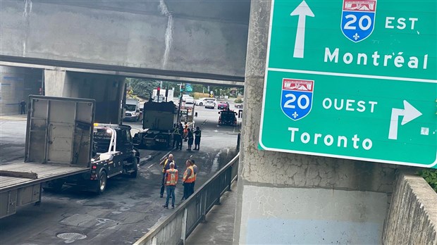 La sortie des Anciens-Combattants sur l'autoroute 40 est à éviter 