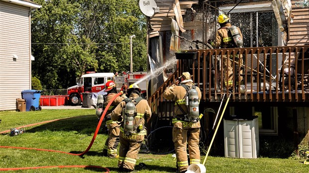 Incendie dans un immeuble à logements de Saint-Clet