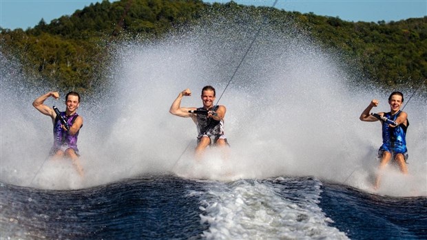 Une famille d'ici truste les podiums nationaux en Ski nautique pieds nus
