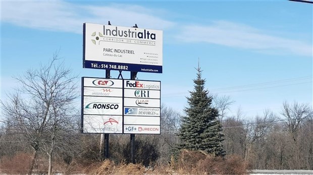 Travaux dans le parc industriel de Coteau-du-Lac ce lundi 