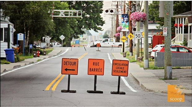 Sauvé Street closed this Thursday in Les Coteaux 