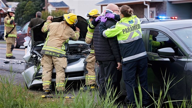 Un automobiliste blessé à Coteau-du-Lac 